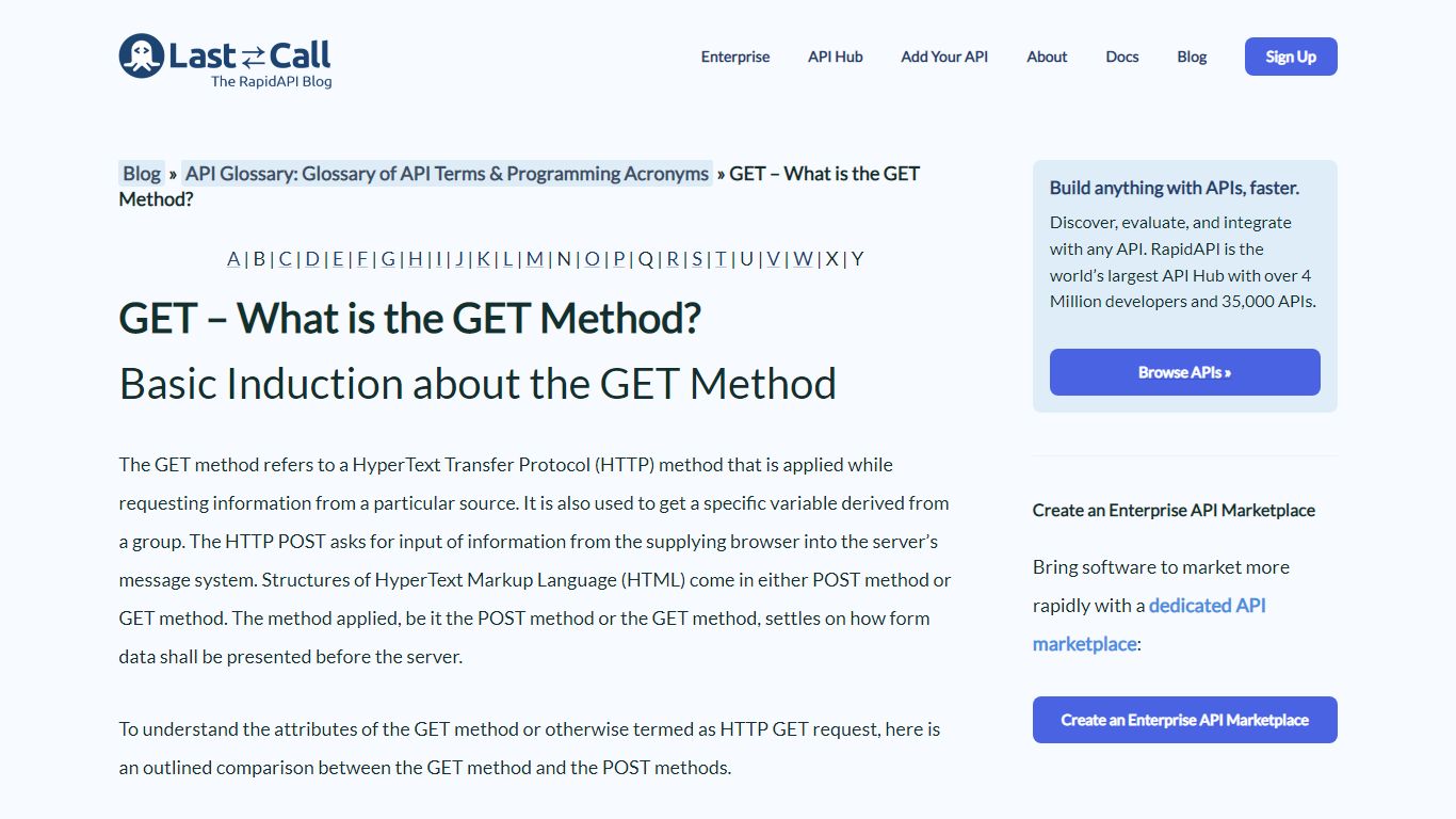 What is a GET Request? | GET Method Definition | API Glossary - RapidAPI