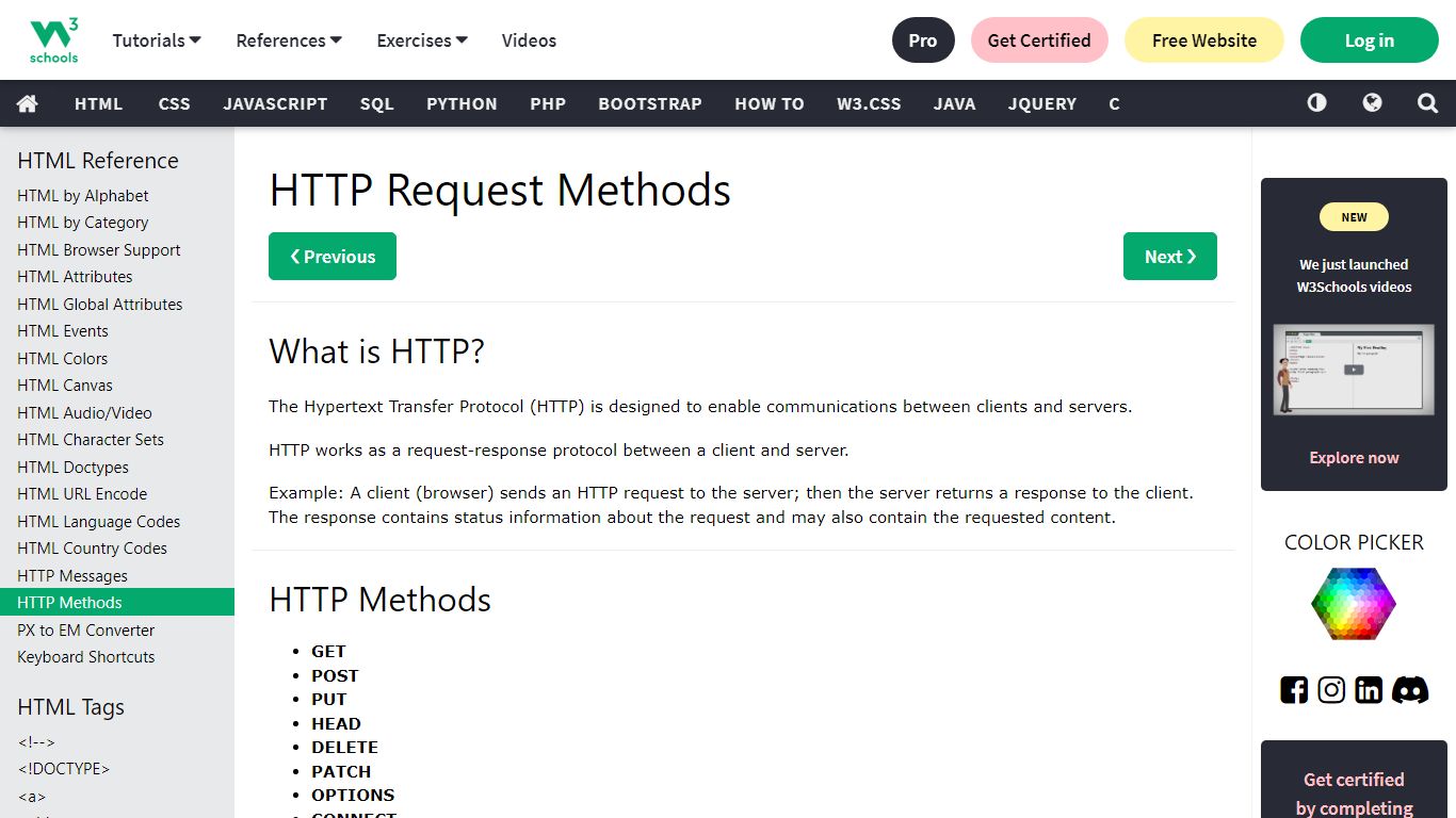 HTTP Methods GET vs POST - W3Schools